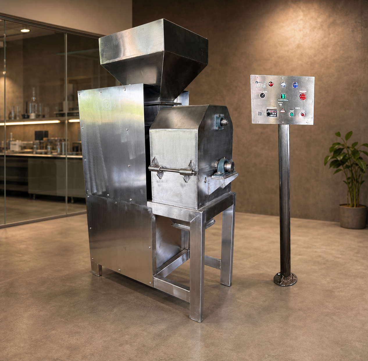 Stainless grinder · Hammer mill technology, model GR10HP3SSV01M